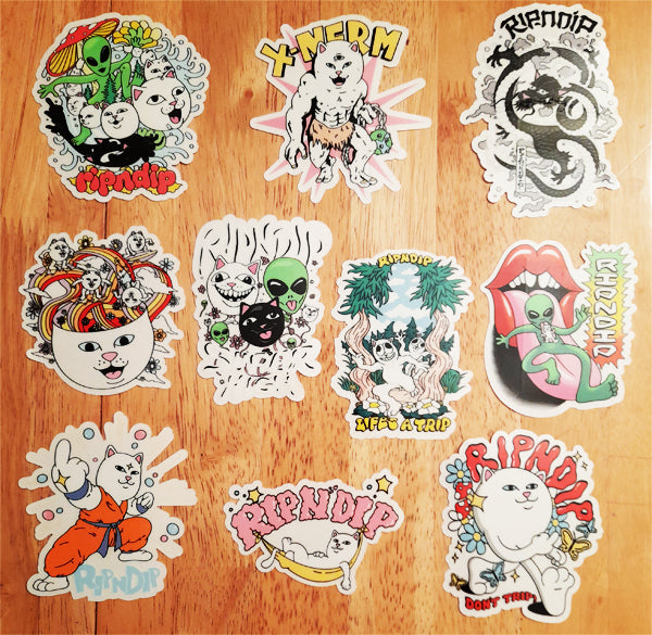 Fresh Skate Stickers from Rip N Dip!!