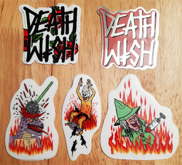 Classic Deathwish Skateboards Skate Stickers just added!