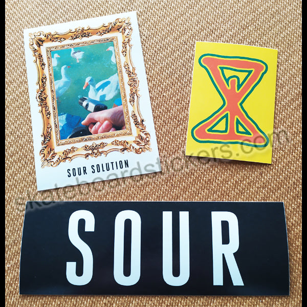 New Sour Solution Skateboard Stickers | SkateboardStickers.com