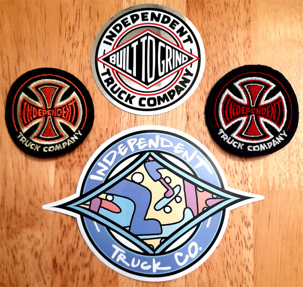 Independent Trucks Stickers and Patches just added!