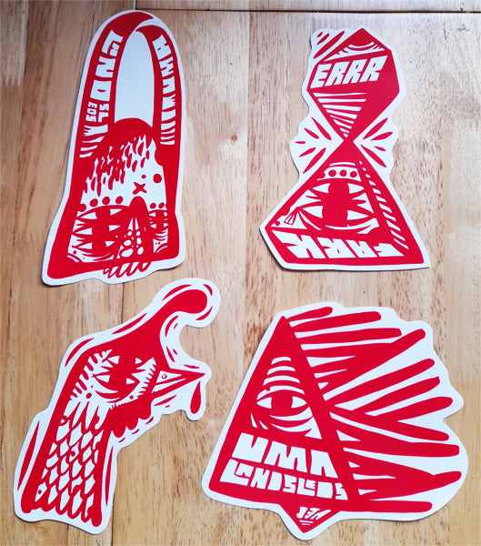 New Skate Stickers from UMA Landsleds just added!