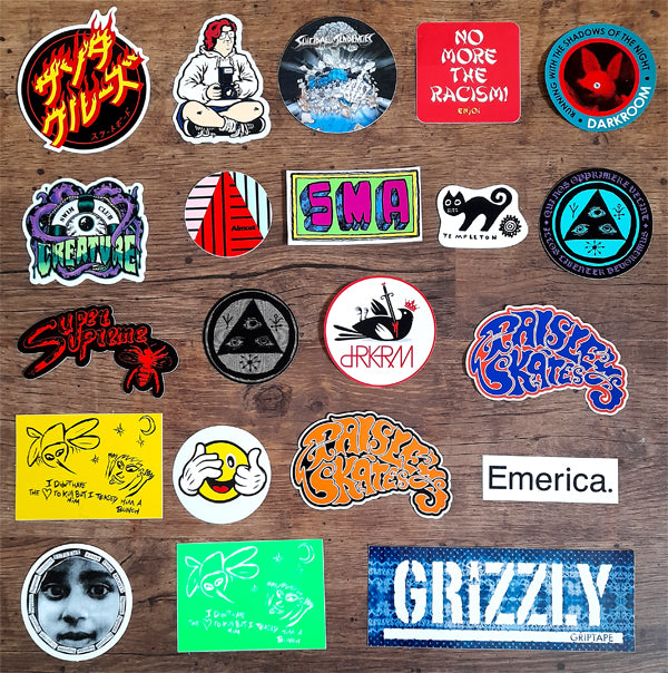 A Bunch of Skate Stickers just added!