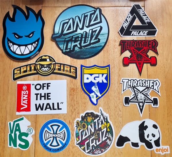 A few stickers just added from Santa Cruz, Thrasher, Spitfire and more