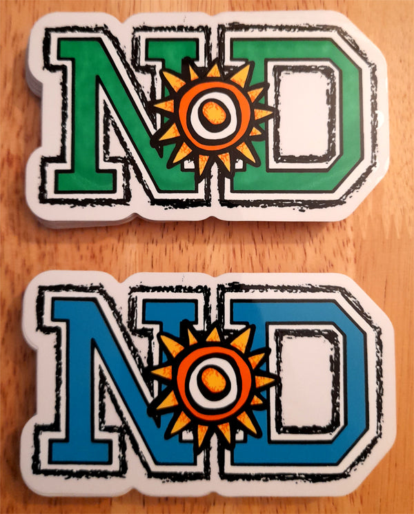 New Deal Logo Skateboard Stickers just added!