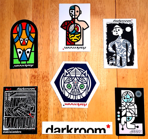 Darkroom Skateboards Skate Stickers just added!