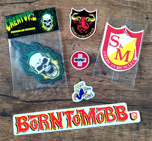 Creature Air Fresheners, Bones Patches and S&M BMX Stickers and Air Fresheners just added