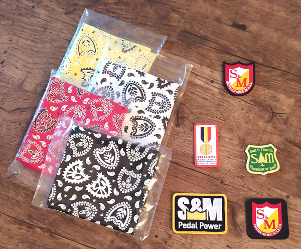 New Bandanas / Face Masks & Patches from S&M BMX Bike Co.