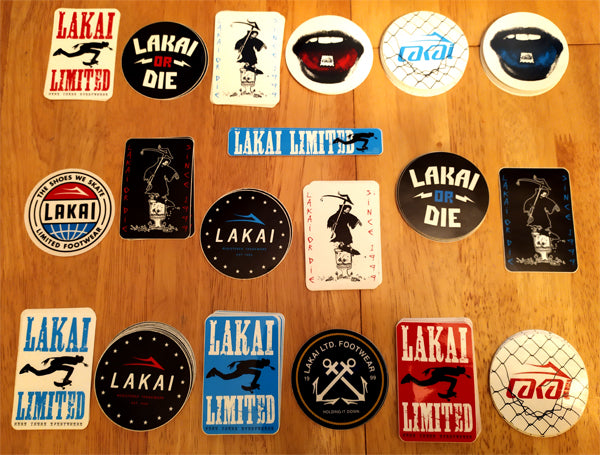 New Lakai Stickers Just Added