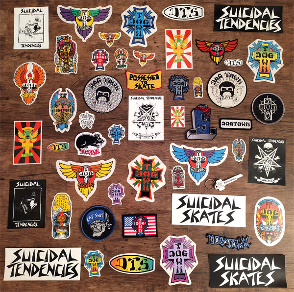 Dogtown & Suicidal Tendencies - Loads of New Stickers & Patches just added!