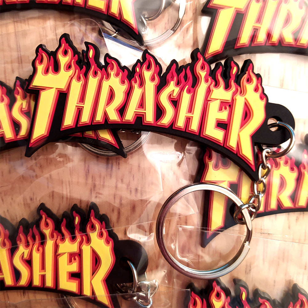 Thrasher Keychain Flame Logo Keychains New In!