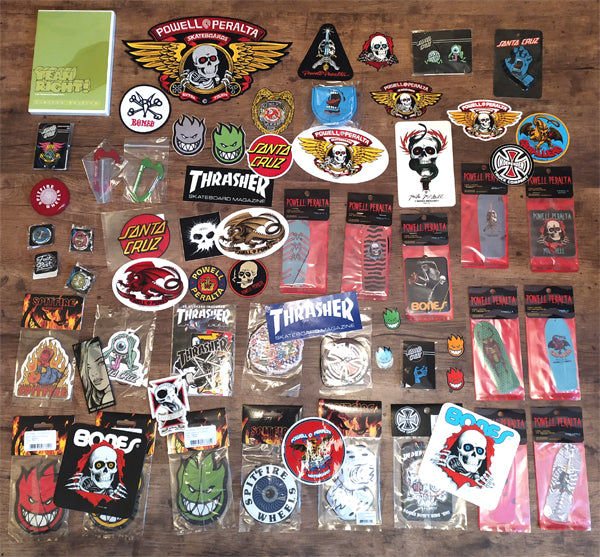 Skateboard Stickers Stocking Fillers!! - Stickers, Patches, Air Fresheners, Badges...