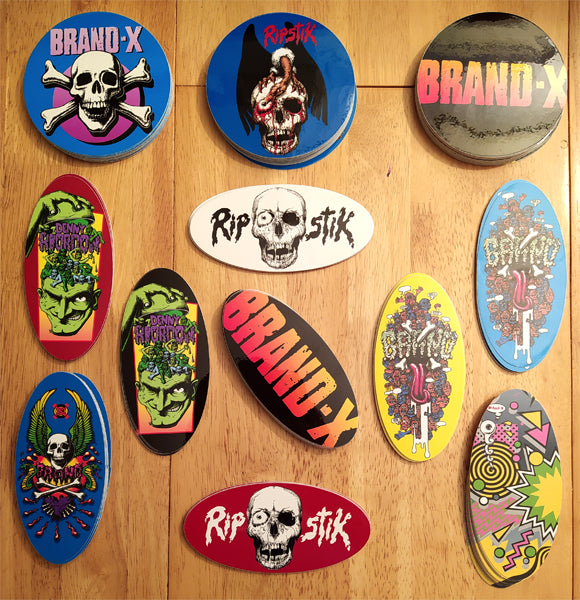 Brand New Brand-X official sticker reissues/new releases available now!