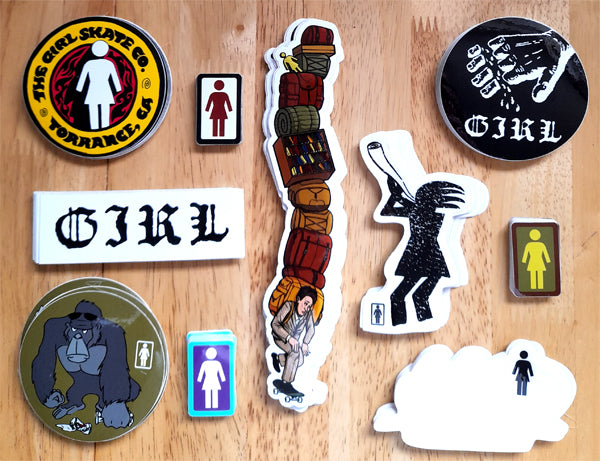 Brand New Girl Skateboards 'One Off' Ltd Edition Stickers