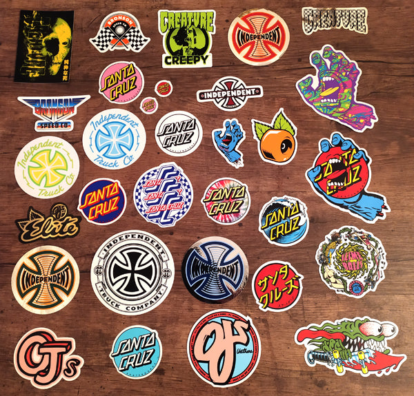 New Stickers just added from Santa Cruz, OJ Wheels, Independent, Creature, Bronson Speed Co.