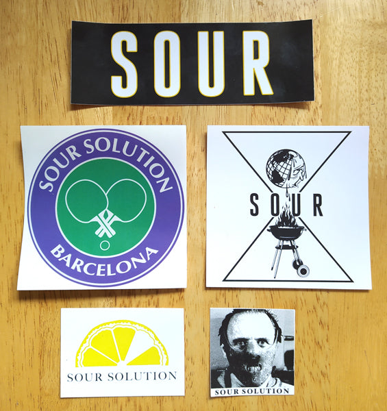 New Stickers from Sour Solution Skateboards | SkateboardStickers.com