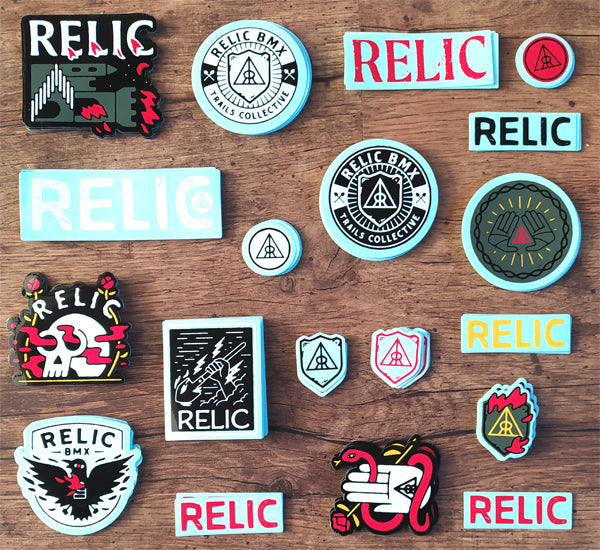 Relic BMX Stickers Just Added!