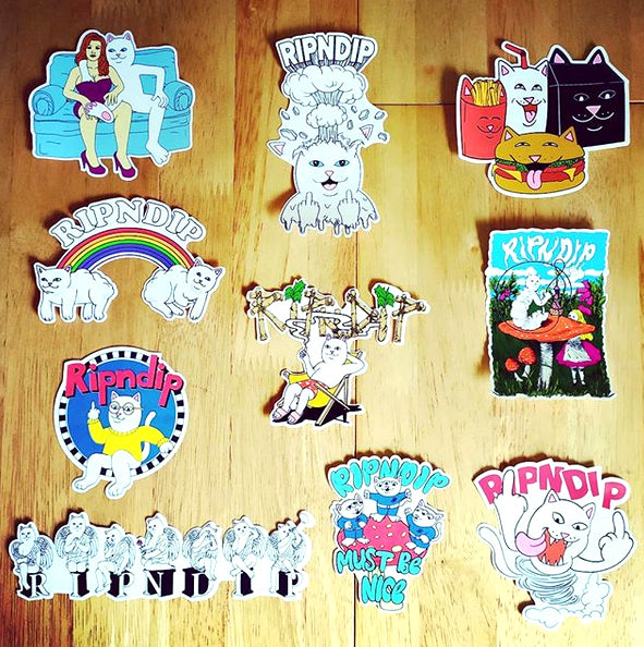 Brand new Rip N Dip Skateboard Stickers just added!