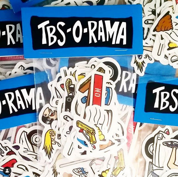 NEW IN - Polar Skate Co - TBS-O-RAMA Skateboard Sticker Pack of 26 Stickers