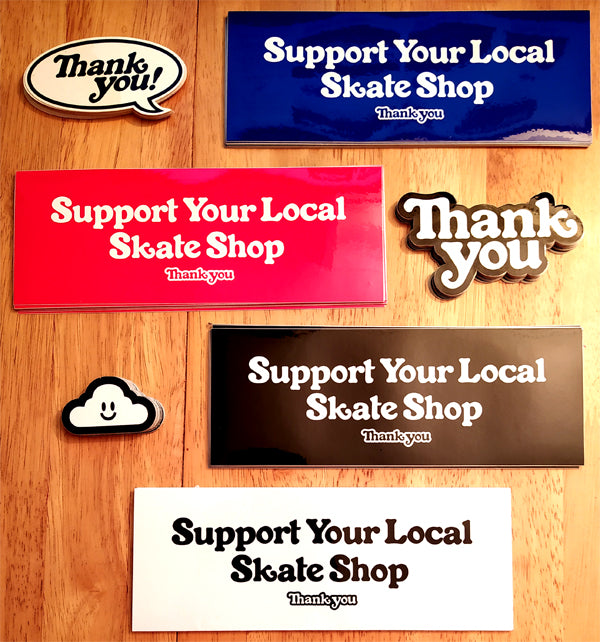 Thank You Skateboard Stickers New In!