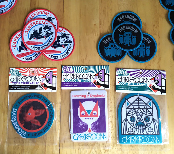 New Darkroom Patches and Air Fresheners just added!