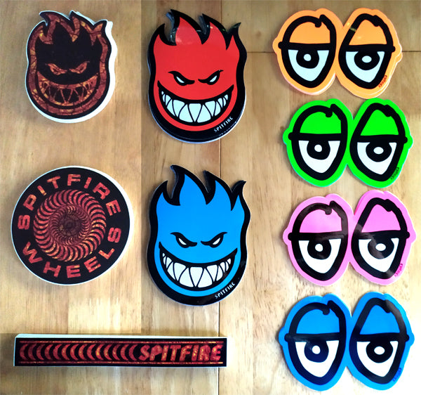Brand New Stickers from Spitfire, plus Krooked Eyes Stickers back in!