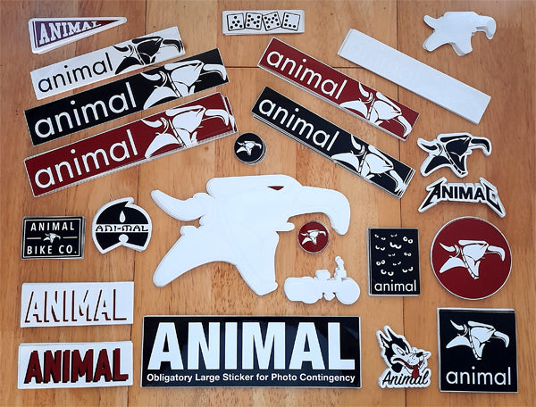New BMX Stickers just added from Animal Bikes