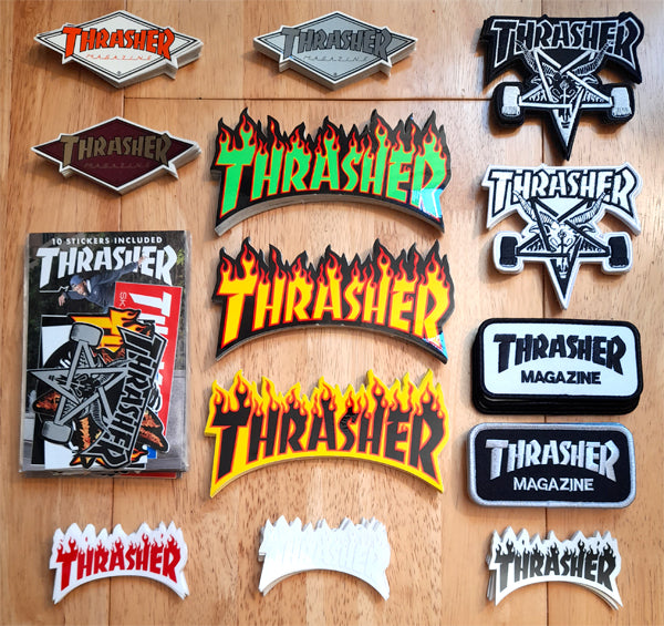Thrasher Stickers and Patches just added!