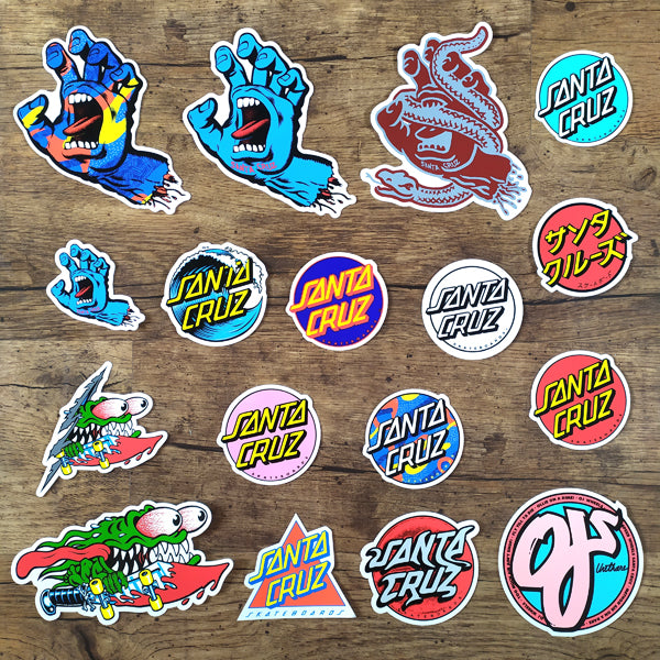 Santa Cruz Stickers back in stock