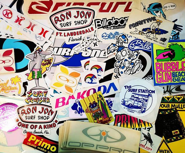Old and New Surf Stickers just added!
