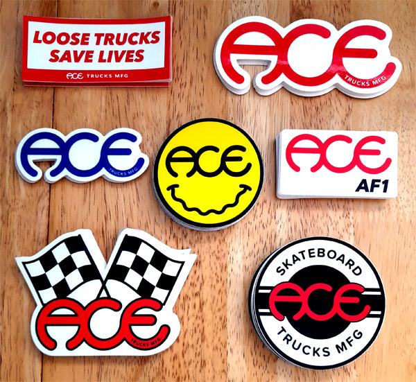 Brand New Stickers from Ace Trucks just added!