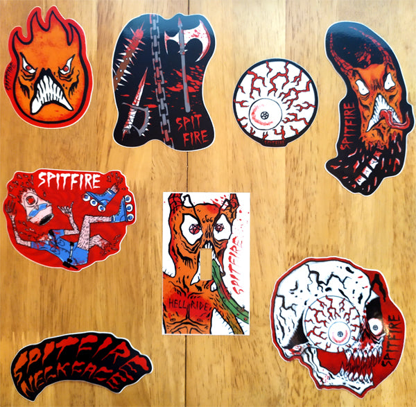 Spitfire X Neckface Individual Stickers Now Added!