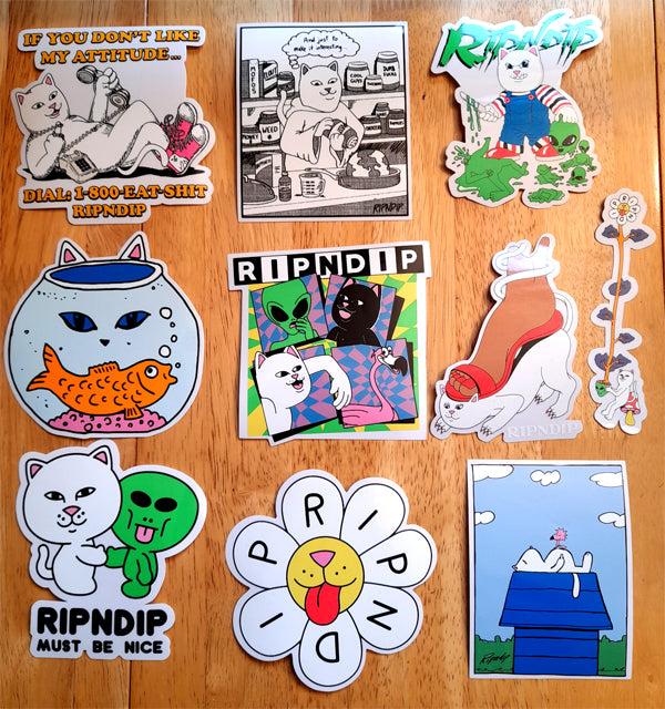 Rip N Dip - Sid Series Skateboard Stickers New In!