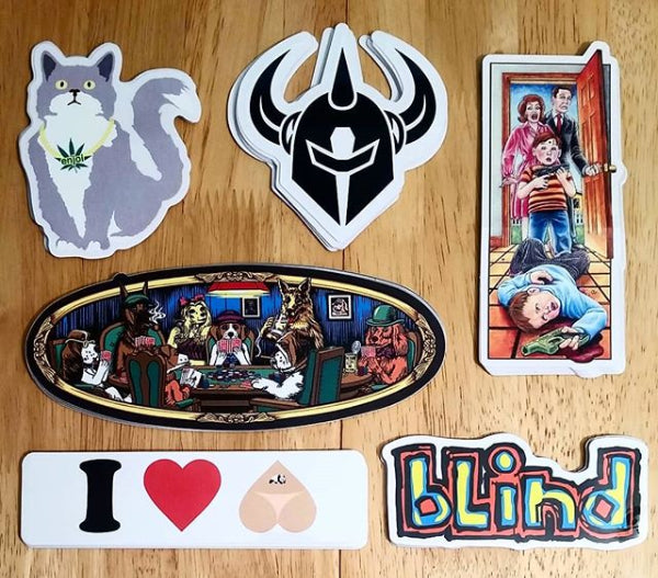 All These Rad Skate Stickers Reduced To Clear!