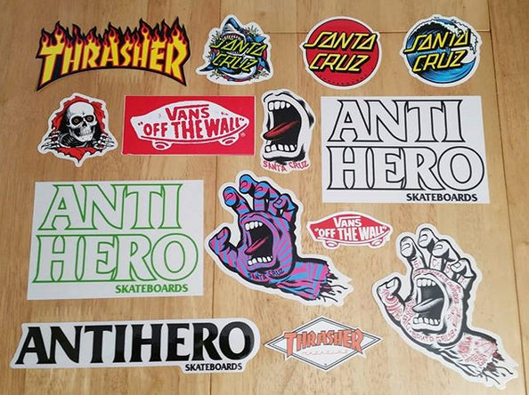 A few skate stickers back in stock