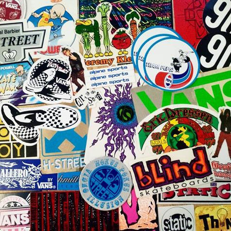 Old School Skate Stickers just added!