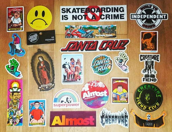 Brand New Skateboard Stickers just added!