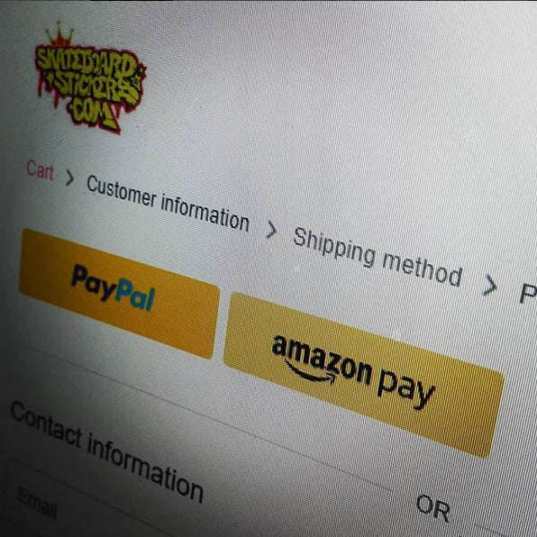You are now able to pay through Amazon Pay