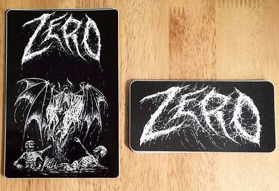 Brand new "Am I Demon" Zero Skateboard Stickers just added!