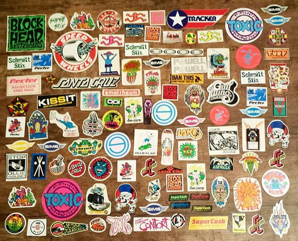 Lots of Old School Skate Stickers just added!!