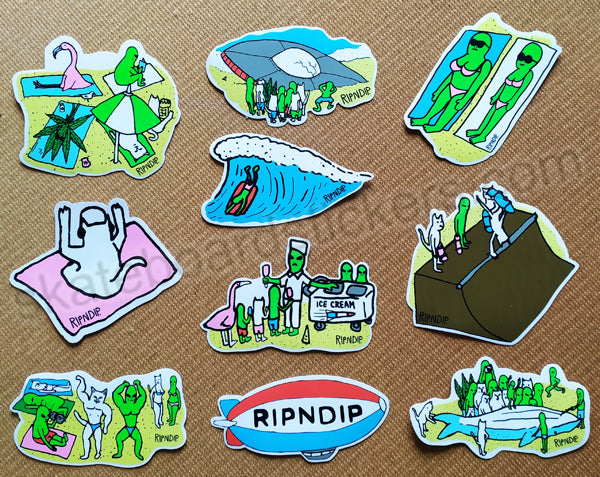 Rip N Dip / RIPNDIP Skate Stickers -more just added!!
