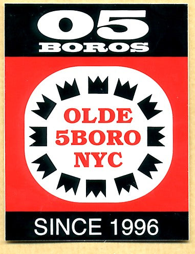 5boro NYC Skateboard Sticker