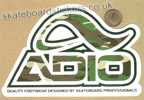 Adio Skateboard Sticker