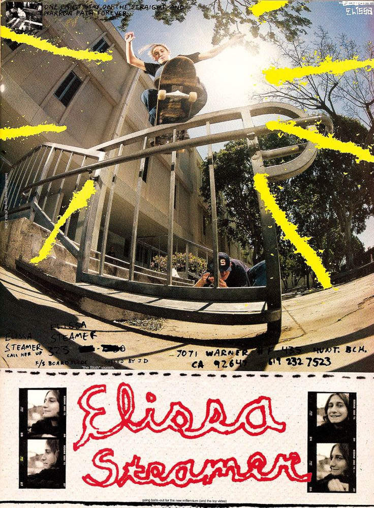 About Elissa Steamer - Pro Skateboarder Profile, Biography and History