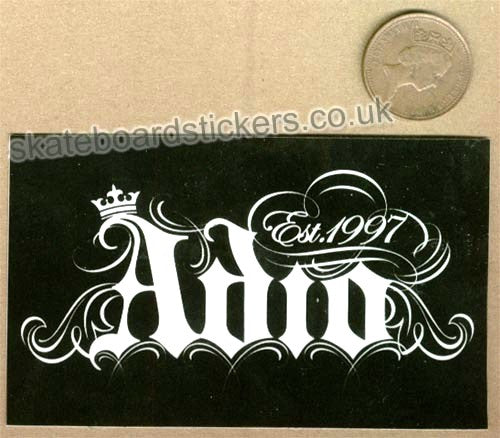 Adio Skateboard Sticker