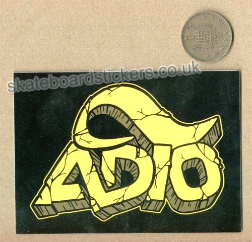 Adio Skateboard Sticker