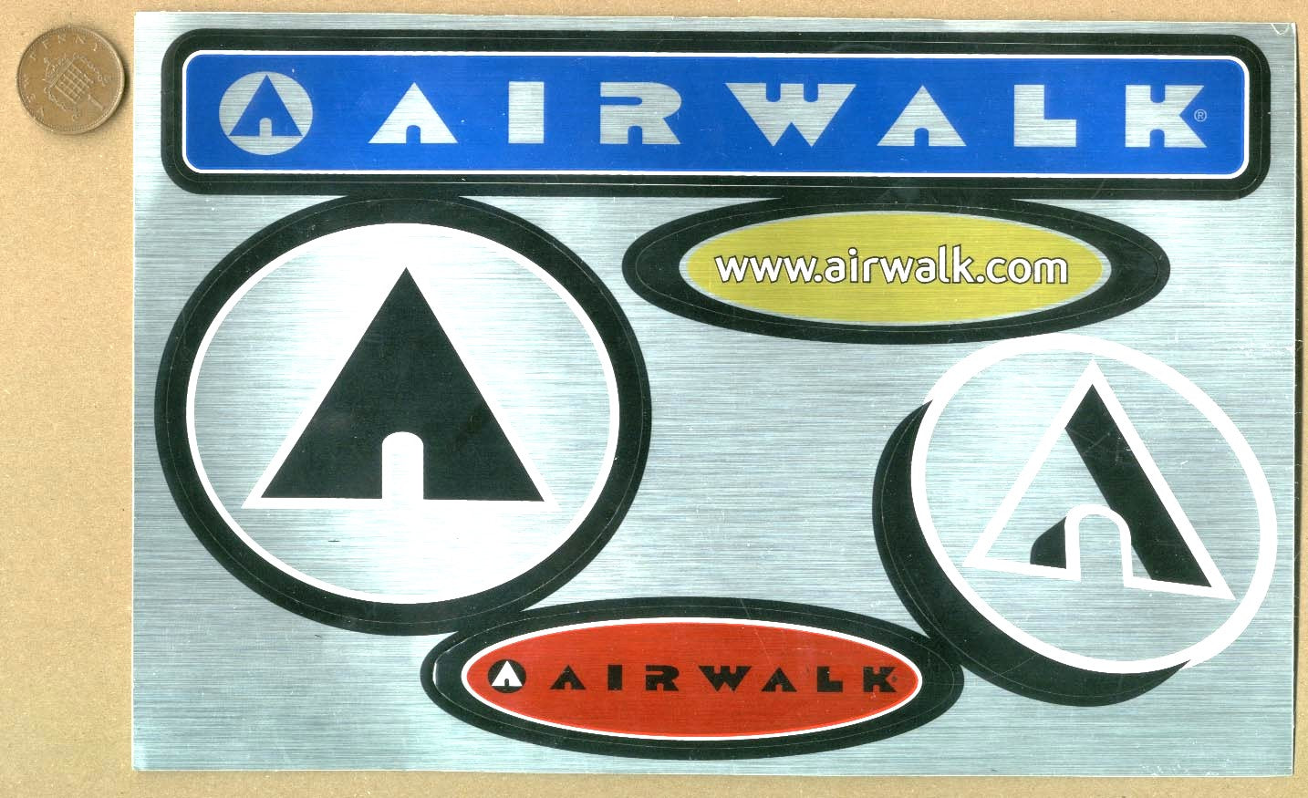 Airwalk Skateboard Sticker