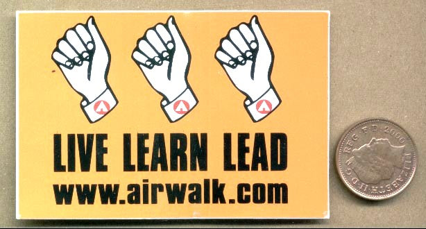 Airwalk Skateboard Sticker