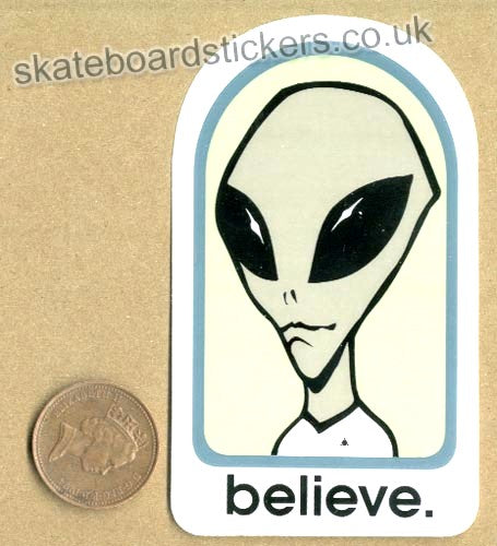 Alien Workshop - Believe Skateboard Sticker