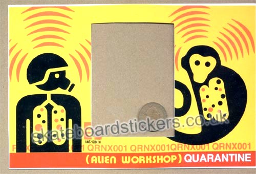 Alien Workshop - Quarantine Skateboard Sticker