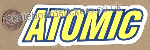 Atomic Skateboard Sticker